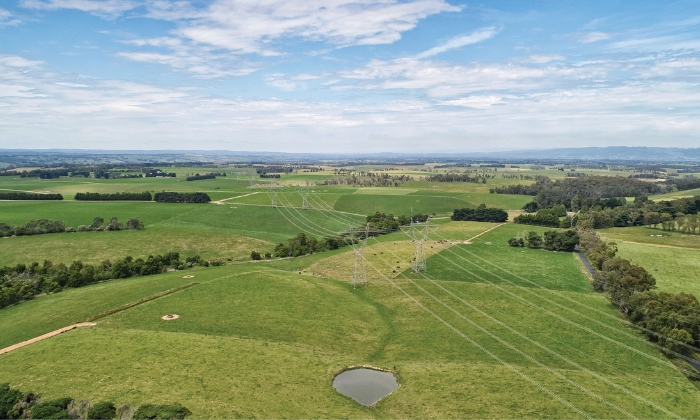 Transmission lines over green fields