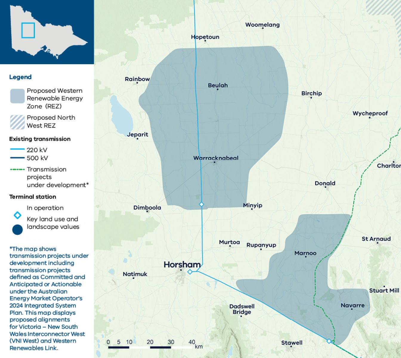Map of the Western Renewable Energy Zone