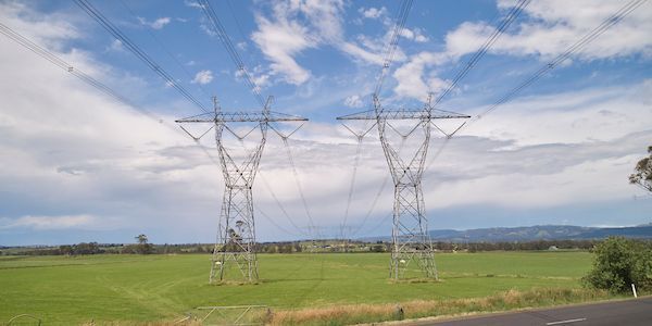 Transmission towers, Gippsland  
